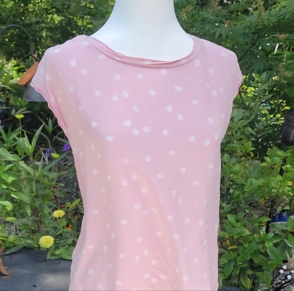 Abercrombie & Fitch Pink Blush Floral Sleeveless Blouse Women Size S - Picture 1 of 6
